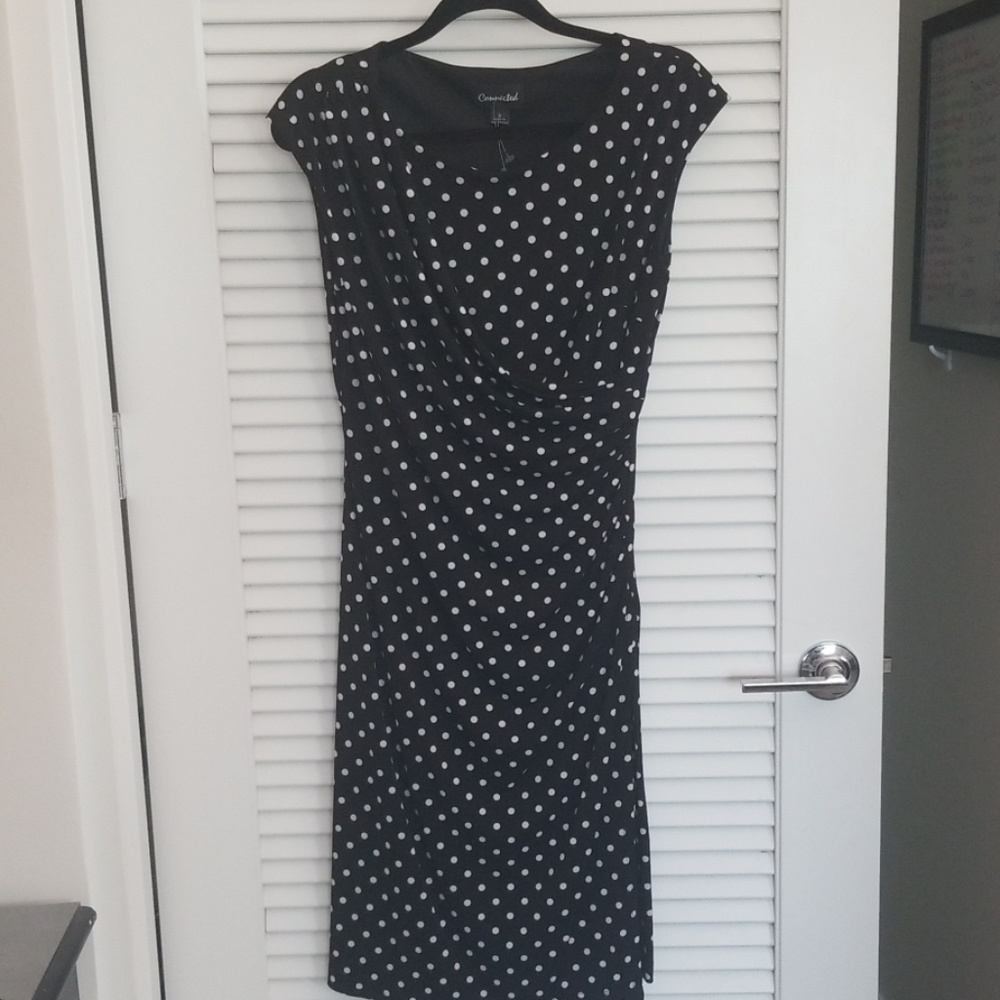 Polka Dot Wrap Dress